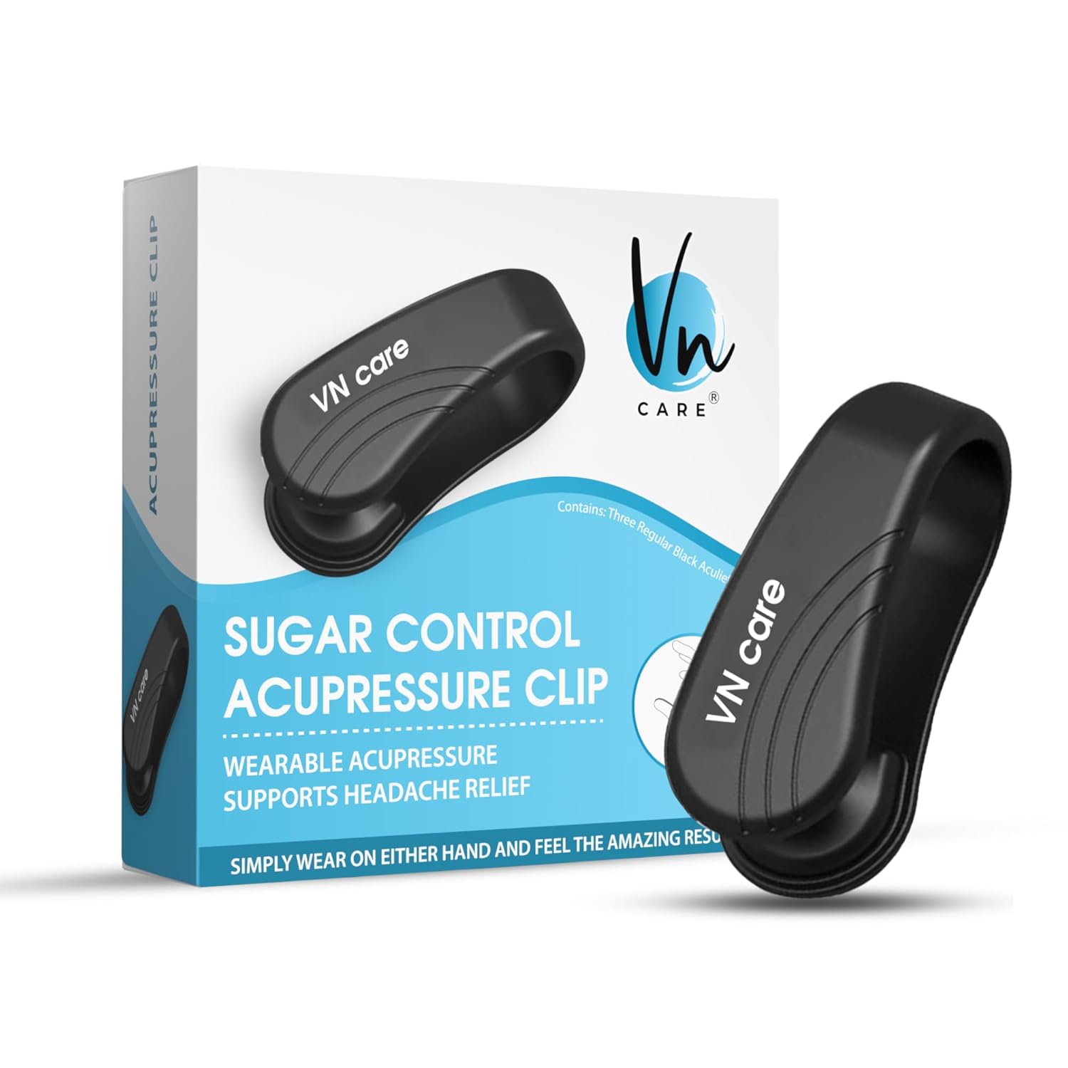 Pack of 2 Sugar Control LI4 Acupressure Point Clip